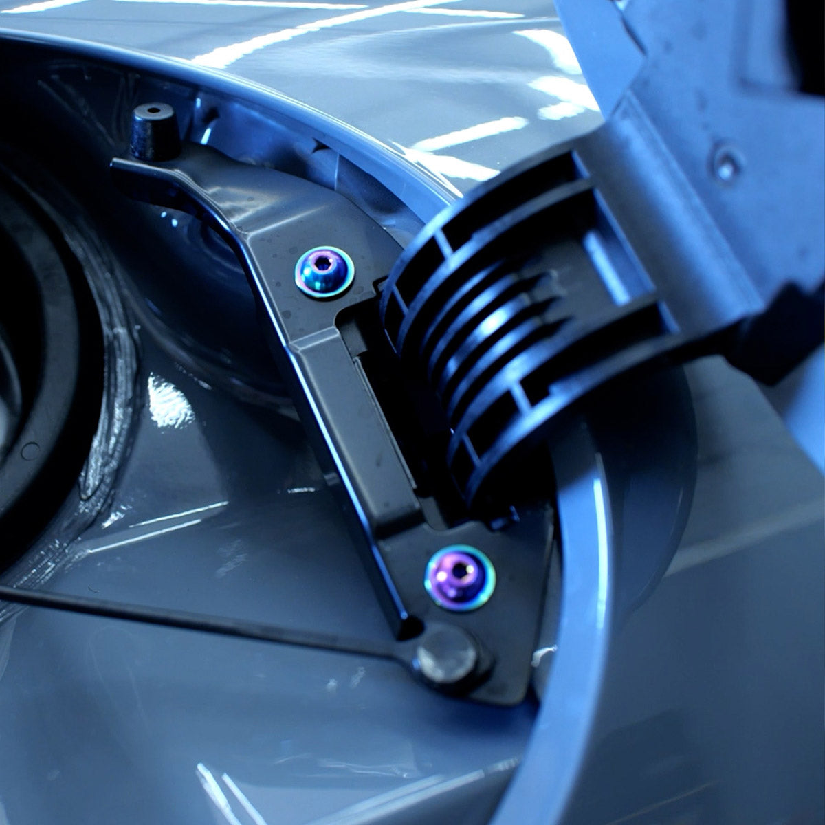 Titanium Hardware Fuel Door Kit - 2023+ Nissan Z