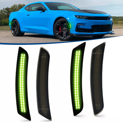 CAMARO 16-24 FRONT/REAR SMOKED LED SIDE MARKERS