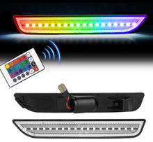 MUSTANG 10-14 FRONT/REAR RGB DYNAMIC LED SIDE MARKERS w/ REMOTE