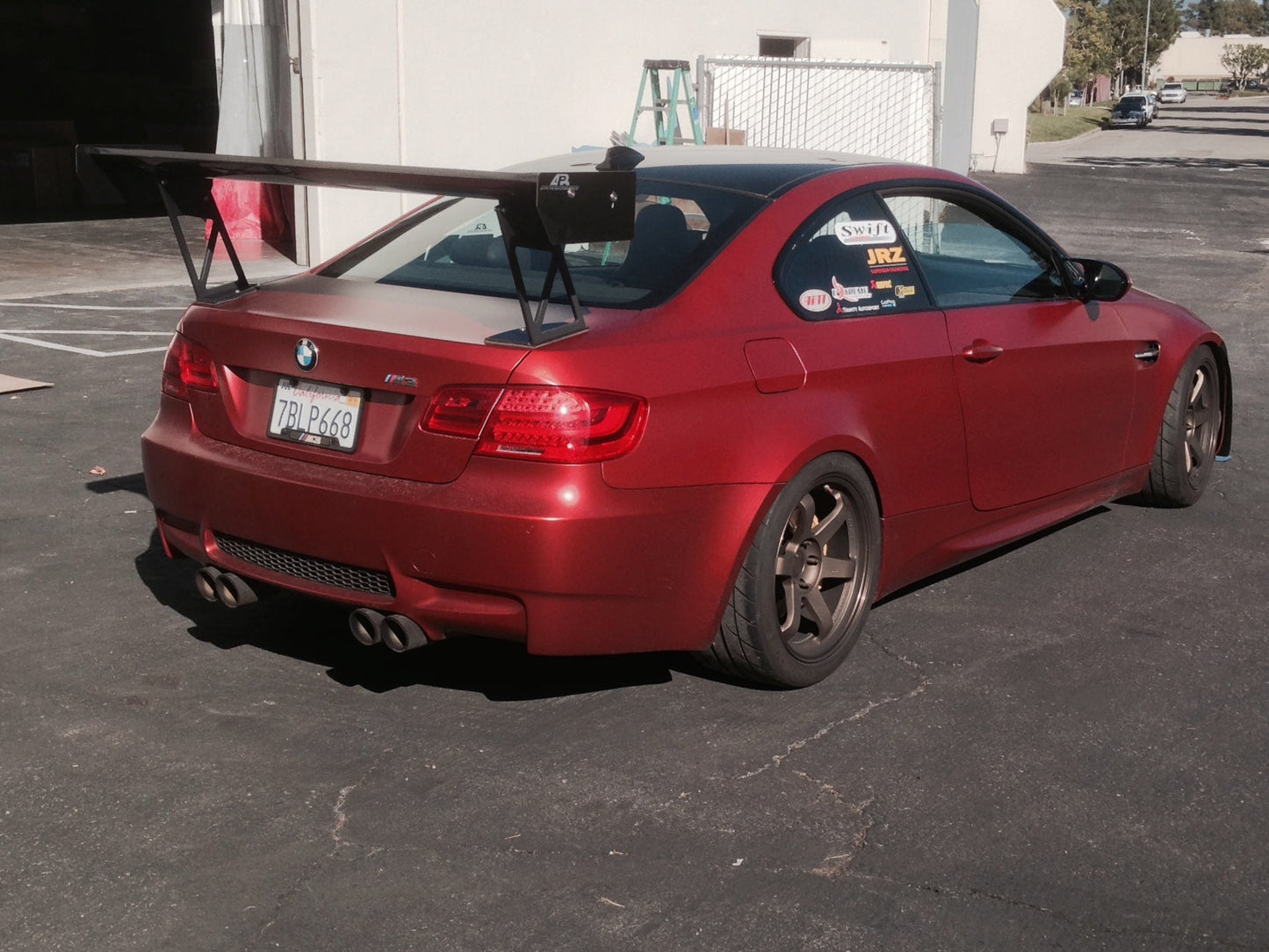 BMW E92 M3 GT-250 Carbon Fiber Adjustable Wing