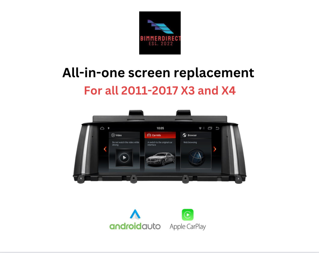 BMW X3 / X4 (F25 & F26) CarPlay and Android Auto Kit
