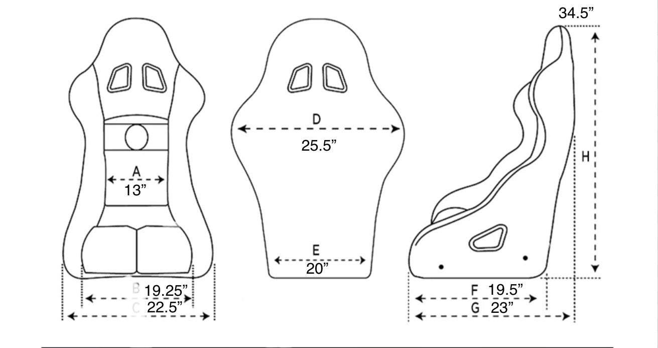 SPDZ1 XL Legend Series Color Shift Bucket Seats