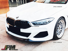 OEM Style Carbon Fiber Front Bumper Add-on Lip Fits For 2020-2025 BMW G14 G15 G16 8-Series Only