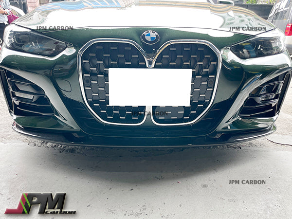 [JPMCarbon] 3D Style Carbon Fiber Front Bumper Add-on Lip Fits For 2020-2025 BMW G22 G23 4-Series with M-sport Package Only