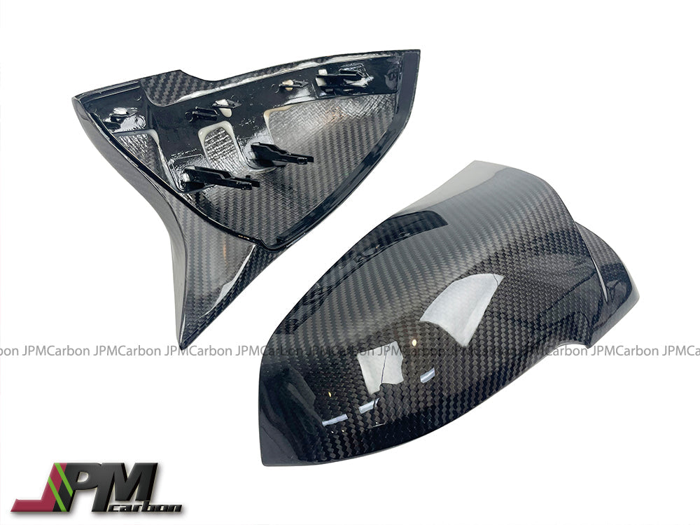 [JPMCarbon] Dry Carbon Mirror Replacement Covers Fits For 2019-2026 Toyota GR Supra A90 A91 Only