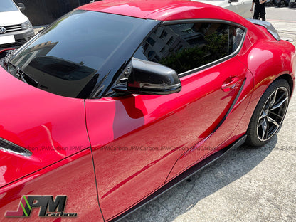 [JPMCarbon] Dry Carbon Mirror Replacement Covers Fits For 2019-2026 Toyota GR Supra A90 A91 Only