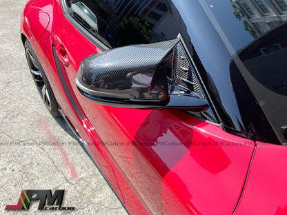 [JPMCarbon] Dry Carbon Mirror Replacement Covers Fits For 2019-2026 Toyota GR Supra A90 A91 Only