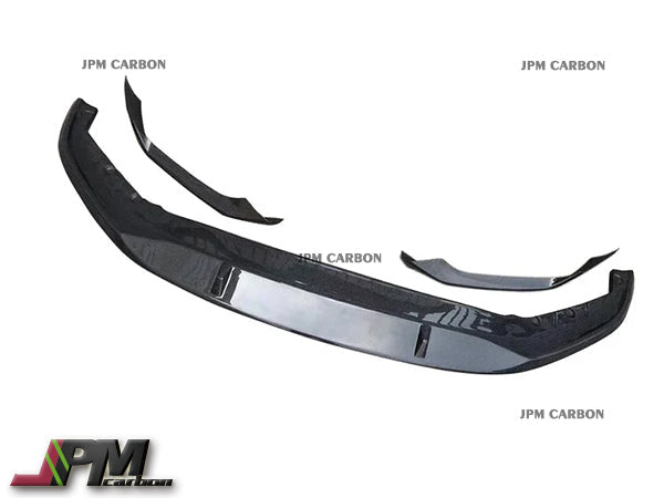 [JPMCarbon] Performance Style Carbon Fiber Front Add-on Lips (3pcs) Fits For 2021-2023 G30 G31 LCI 5-Series w/ M Sport Package Only