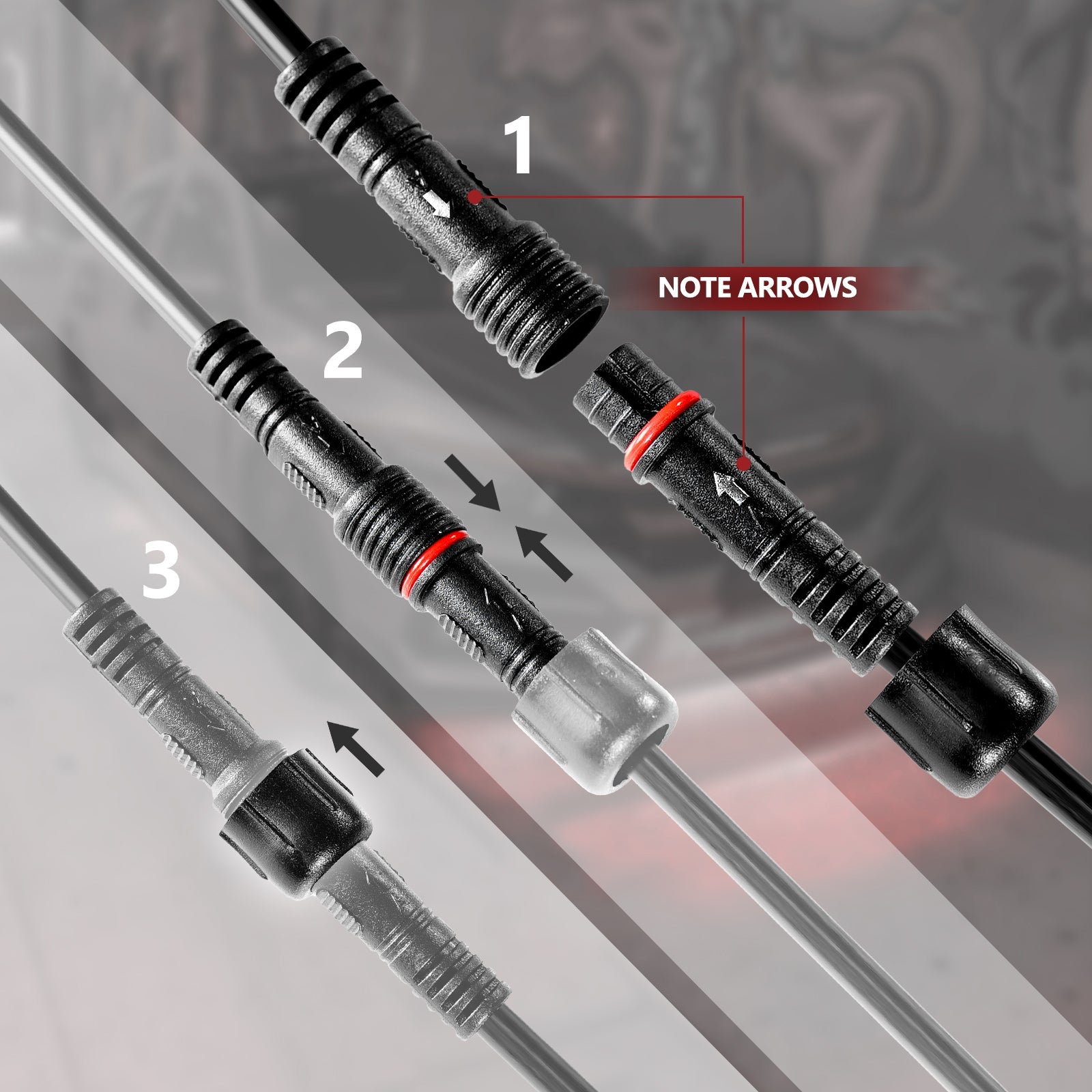 AURA LED Expansion Pack - (2) 12-Inch Strips with Splitters & Extensions