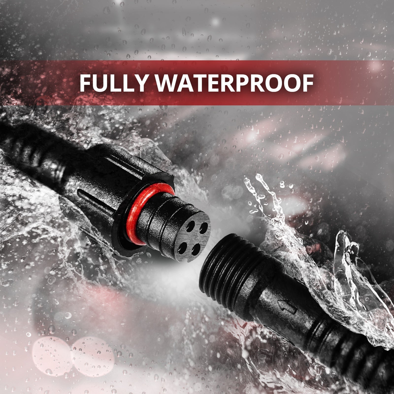 AURA 2pc Splitter Y Cable with 4 Pin RGB Round Connector