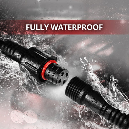 AURA 2pc Splitter Y Cable with 4 Pin RGB Round Connector