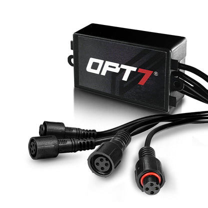 AURA Control Box with RGB 4 Pin Round Waterproof Connector