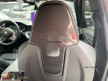 [JPMCarbon] Dry Carbon Front Seats Back Add-on Trim Covers Fits For 2020-2025 BMW G80 M3 / G82 M4 Only