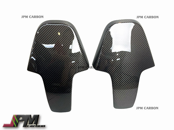 [JPMCarbon] Dry Carbon Front Seats Back Add-on Trim Covers Fits For 2020-2025 BMW G80 M3 / G82 M4 Only