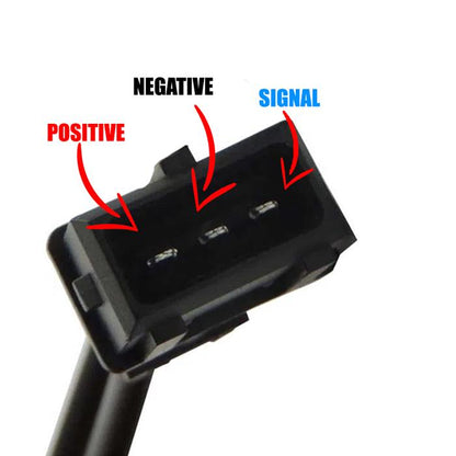 VW MKI II Rabbit , Audi 80, scirocco 8v underdrive crank trigger adapter kit - Black