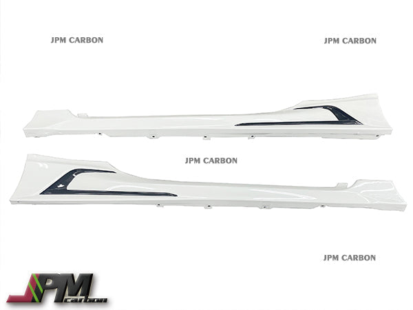 [JPMCarbon] TRD Style Carbon Fiber Side Skirt Add-on Lips Fits For 2022-2025 Toyota GR86 Only
