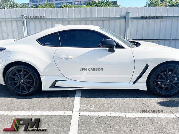 [JPMCarbon] TRD Style Carbon Fiber Side Skirt Add-on Lips Fits For 2022-2025 Toyota GR86 Only