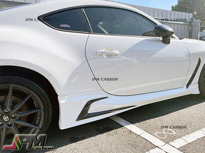 [JPMCarbon] TRD Style Carbon Fiber Side Skirt Add-on Lips Fits For 2022-2025 Toyota GR86 Only