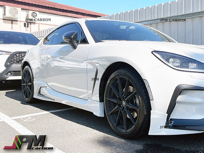 [JPMCarbon] TRD Style Carbon Fiber Side Skirt Add-on Lips Fits For 2022-2025 Toyota GR86 Only
