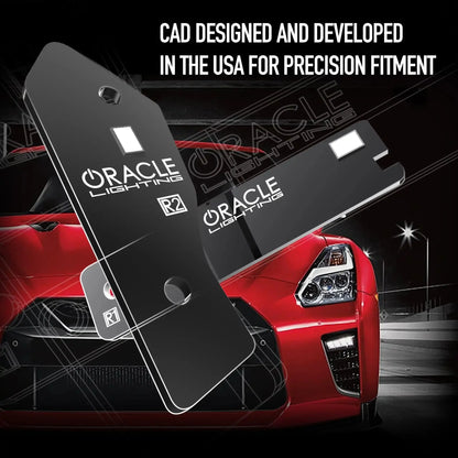 ORACLE Lighting 2015-2024 Nissan GT-R ColorSHIFT "Lightning Bolt" RGB+W Headlight DRL Upgrade Kit