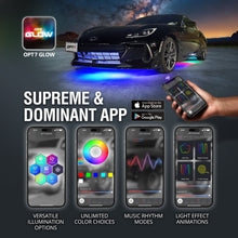 AURA LED Aluminum Underglow DreamColor Lighting Kit w-Remote