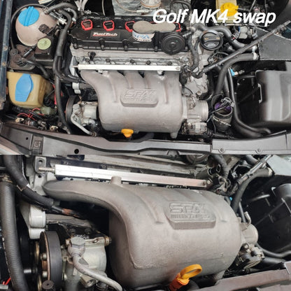 Turbo manifold, cast aluminum valve cover & intake manifold for VW 5 cyl 07K 2.5L 20v FSI T3