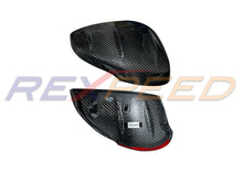 Rexpeed Honda Civic 11th Dry Carbon Mirror Cap Full Replacements w/ Signal Cutouts
