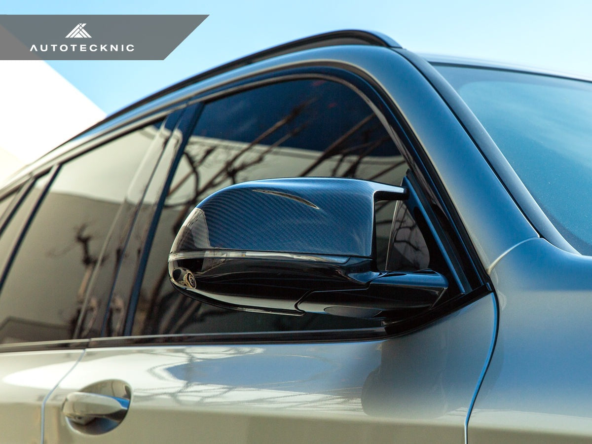 AutoTecknic Replacement Dry Carbon Mirror Covers - G07 X7 M60I