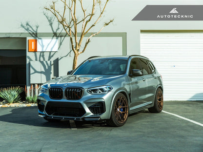 AutoTecknic Dry Carbon Performante Aero Splitter & Center Lip Set - F97 X3M | F98 X4M