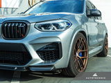 AutoTecknic Dry Carbon Performante Aero Splitter & Center Lip Set - F97 X3M | F98 X4M