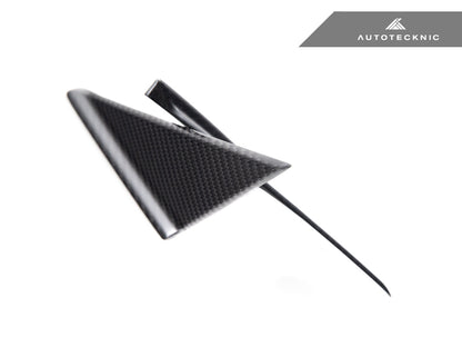 AutoTecknic Version III Dry Carbon Side Mirror Wind Deflector Set - A90 Supra 2020-Up