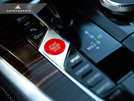 AutoTecknic Red Start Stop Button - G05 X5 | G06 X6 | G07 X7