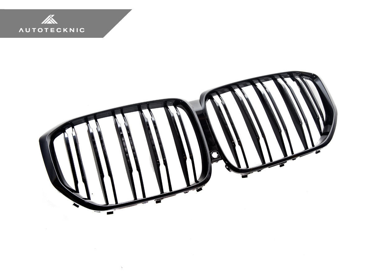 AutoTecknic Dual-Slats Gloss Black Front Grille - G05 X5 Pre-LCI