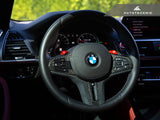 AutoTecknic Carbon Alcantara Steering Wheel Trim - G01 X3 | G02 X4