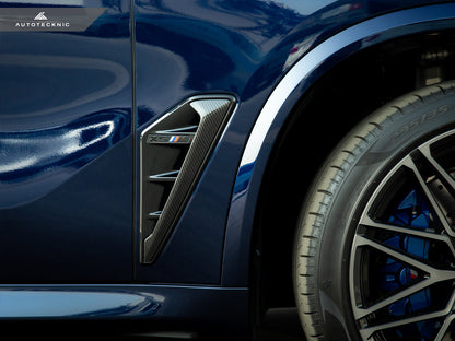 AutoTecknic Dry Carbon Fiber Side Vent Set - F95 X5M Pre-LCI