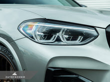 AutoTecknic Carbon Fiber Headlight Trim Set - BMW G01 X3 / G02 X4