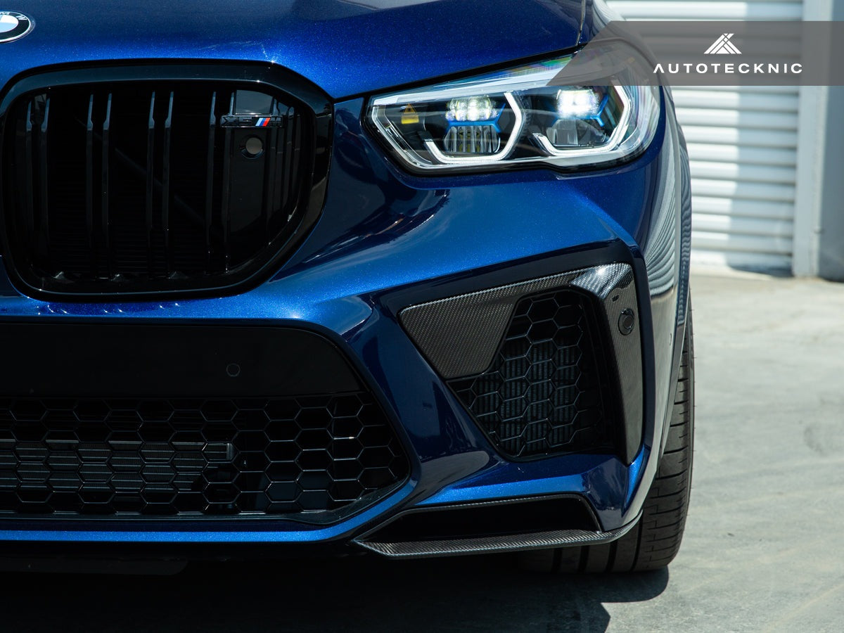 AutoTecknic Performance Dry Carbon Bumper Trim Set - F95 X5M