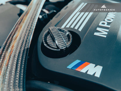 AutoTecknic Dry Carbon Competition Oil Cap Cover - F20/ F21 1-Series
