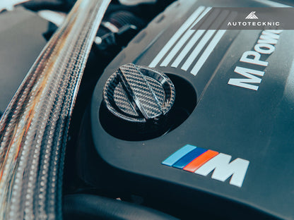 AutoTecknic Dry Carbon Competition Oil Cap Cover - F90 M5 | M5 Competition