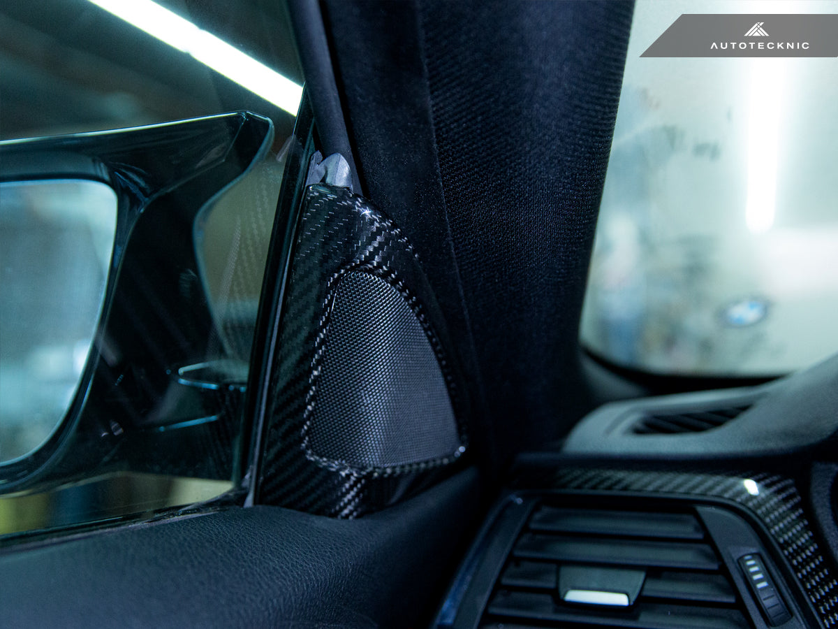 AutoTecknic Carbon Fiber Speaker Tweeter Cover - F32/ F33/ F36 4-Series