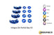 Acura Integra DA (1989-1993) Titanium Partial Engine Bay Kit