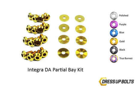 Acura Integra DA (1989-1993) Titanium Dress Up Bolts Partial Engine Bay Kit