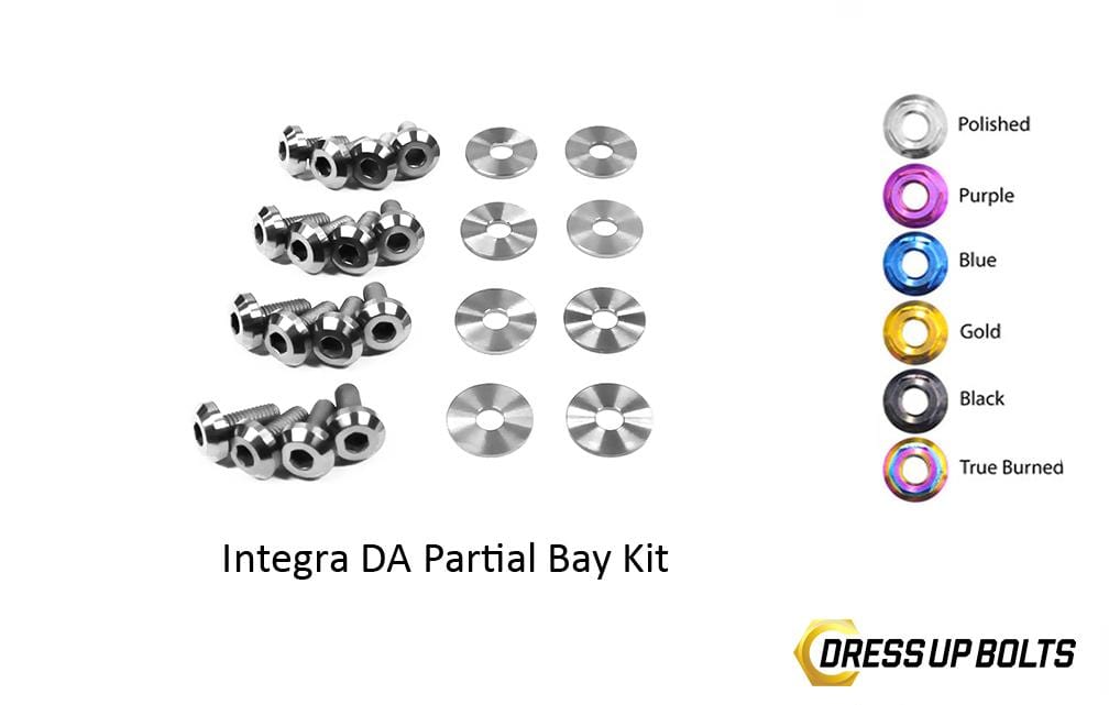 Acura Integra DA (1989-1993) Titanium Partial Engine Bay Kit