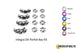 Acura Integra DA (1989-1993) Titanium Partial Engine Bay Kit