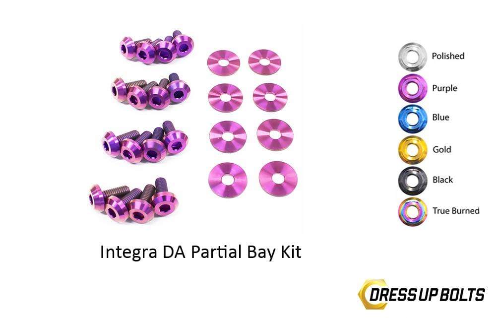 Acura Integra DA (1989-1993) Titanium Partial Engine Bay Kit