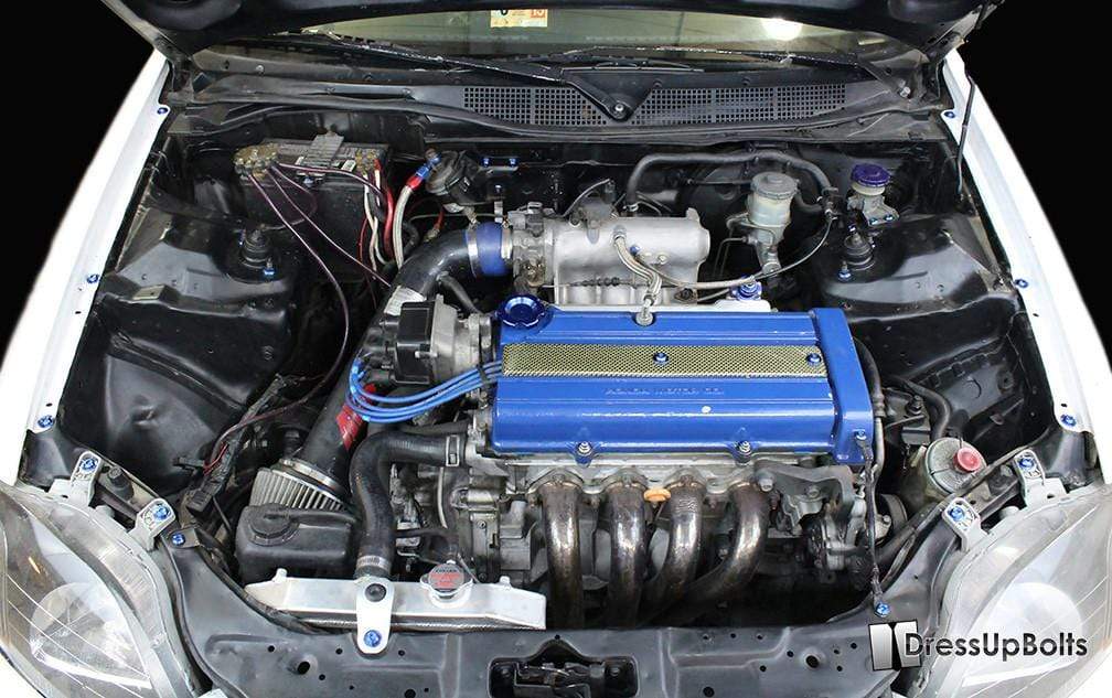 Honda Civic EK/EJ (1996-2000) Titanium Ti Dress Up Bolts Engine Bay Kit