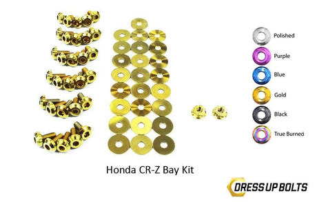 Honda CR-Z CRZ (2011-2015) Titanium Ti Dress Up Bolts Engine Bay Kit