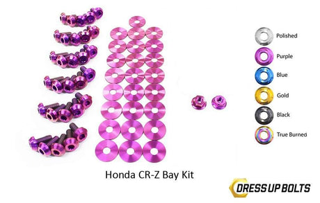 Honda CR-Z CRZ (2011-2015) Titanium Ti Dress Up Bolts Engine Bay Kit