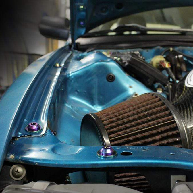 Stage 1 Titanium Hardware Engine Bay Kit - Honda Civic EF (1988-1991)