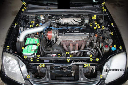 Honda Prelude (1997-2001) Titanium Ti Engine Bay Kit